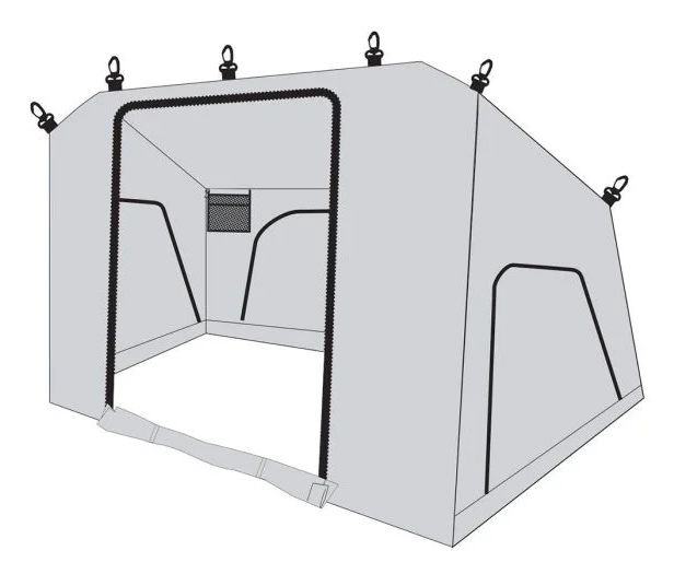 Thermohaube für Bookara Dachzelt.