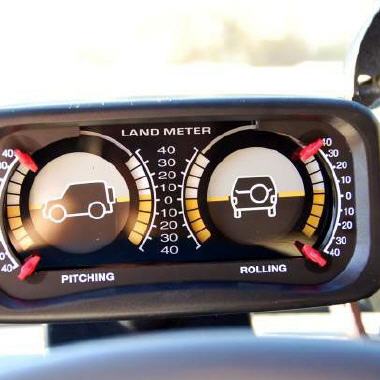 Steigungs- und Neigungsmesser für Geländewagen