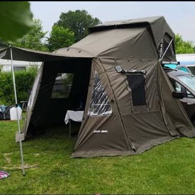 Vorzelt mit Fenstern f&uuml;r das Jimba Jimba Sheepie